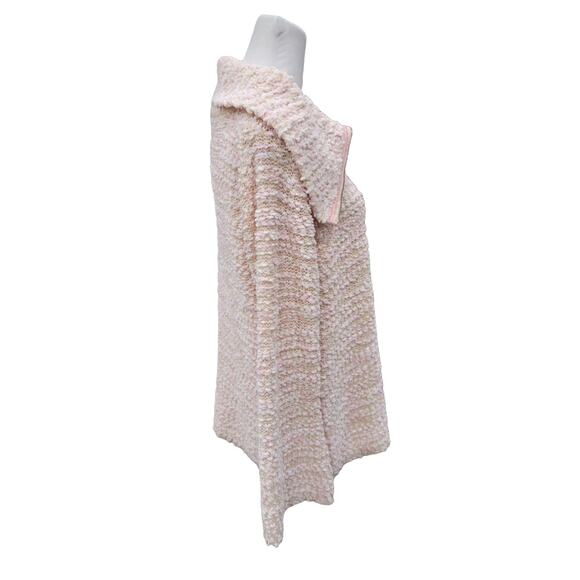 Soft Surroundings Pink Quarter-Zip Pullover Sweater – Women's Large - Picture 3 of 15